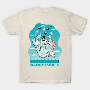 Classic Twitter Daddy Issues Blue T-Shirt